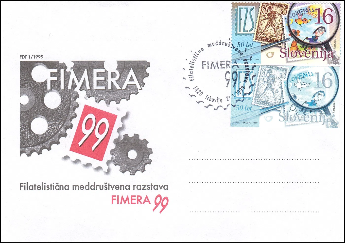 FILATELISTIČNA MEDDRUŠTVENA RAZSTAVA FIMERA '99